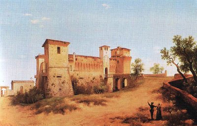 The Castle of Felino by Alberto Pasini